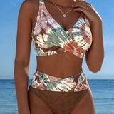 Bikini Degradé Vyšívané Krížovým Stehom