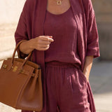 Andreia - Ľahký ľanový set