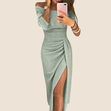 Elarienne | Chic Voľný Maxi Šaty s Halter Výstrihom