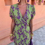 Anaïs™ — Midi šaty s elegantným potlačou