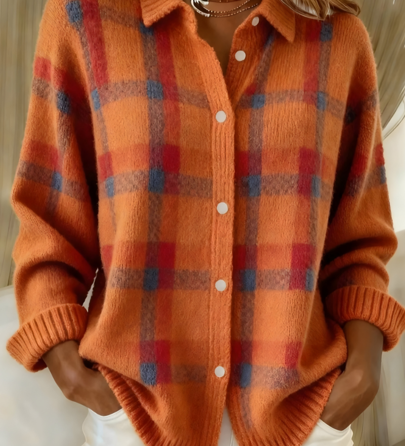 Avora Lyon | Mäkký károvaný cardigan
