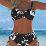 Dvojdielne bikiny s potlačou