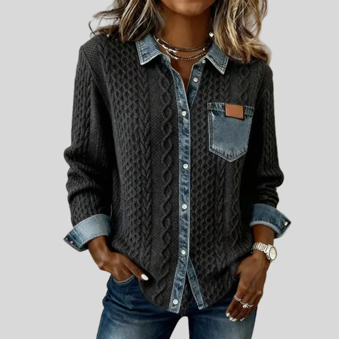 Simone™ | Denim-tilková košeľa