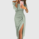 Elarienne | Chic Voľný Maxi Šaty s Halter Výstrihom