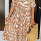 Noémie™ — Elegantná prírodná midi šaty