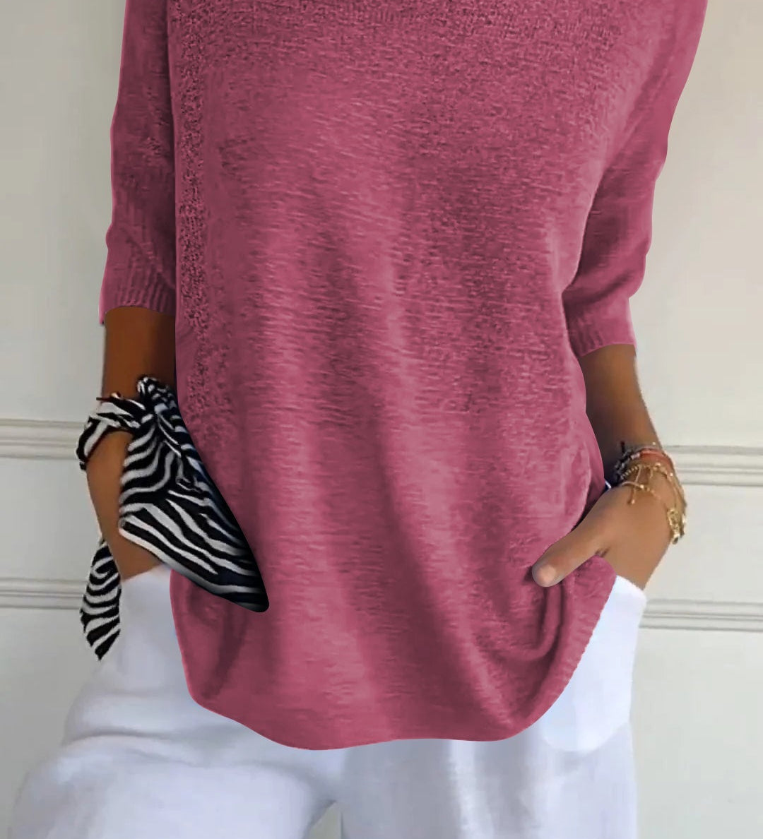 LAUREN™ - Casual V-Neck Top