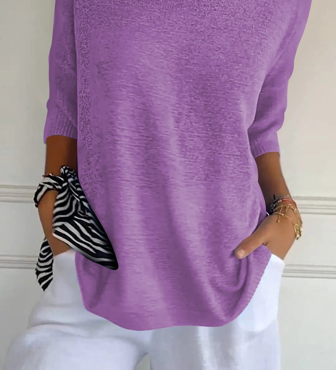 LAUREN™ - Casual V-Neck Top