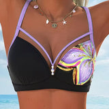 Bikini braletka s potlačenou šnúrkou