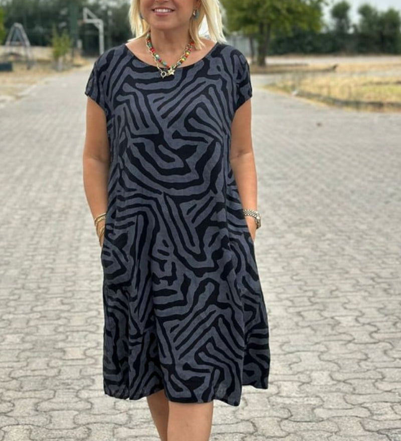 Avanille | letné šaty s okrúhlym výstrihom