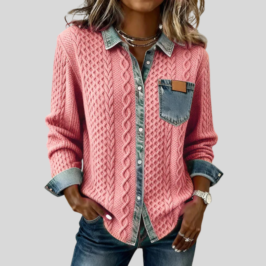 Simone™ | Denim-tilková košeľa