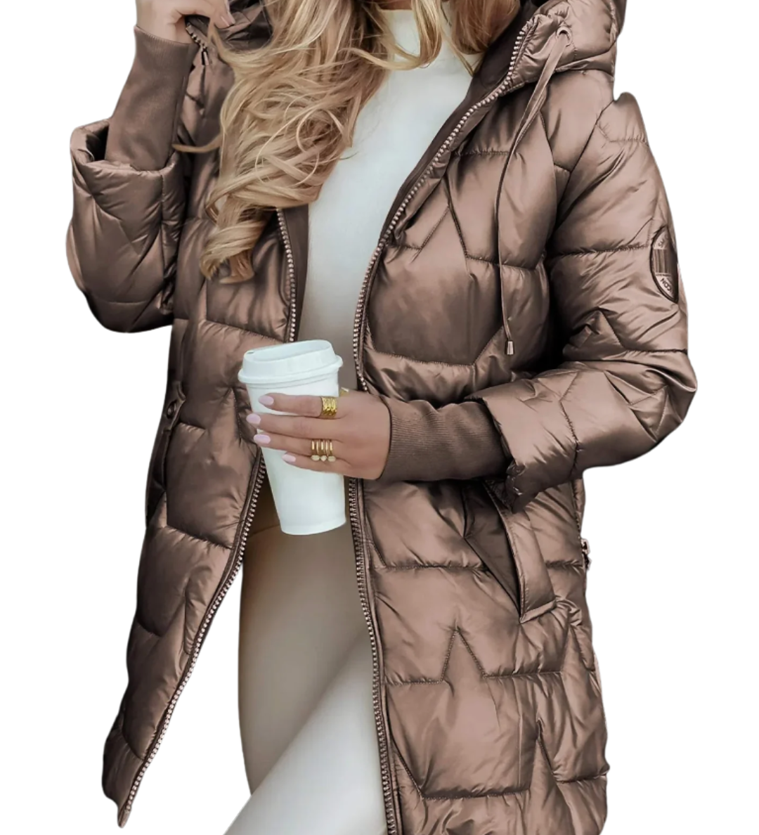 Aurelindra | Elegantný zimný kabát s kapucňou