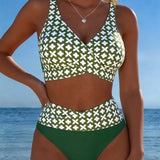 Bikini Quatro Folhas Kvetinový Kríž