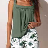 Tankini Tropická Tlač Palma