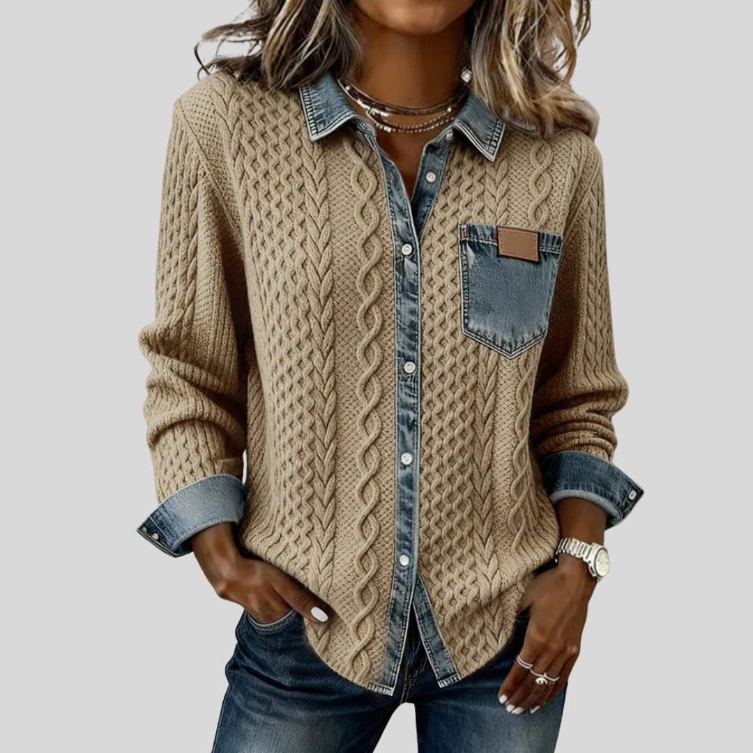 Simone™ | Denim-tilková košeľa