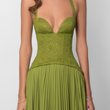 Cristina - Vestido Maxi Verdant