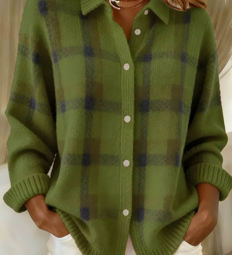 Avora Lyon | Mäkký károvaný cardigan