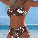 Dvojdielne bikiny s potlačou