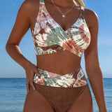 Bikini Degradé Vyšívané Krížovým Stehom