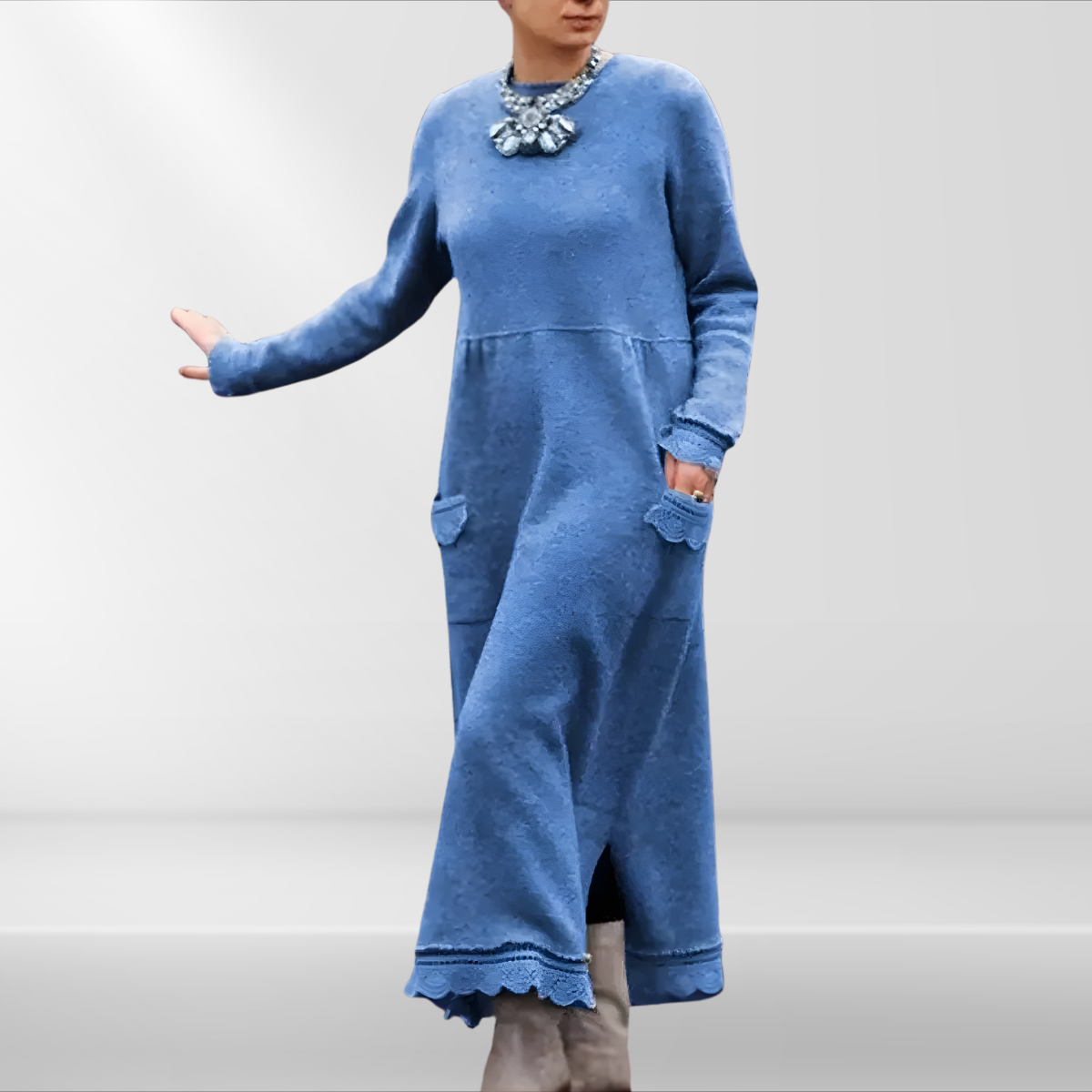 Elyndra | Dlhé elegantné zimné šaty