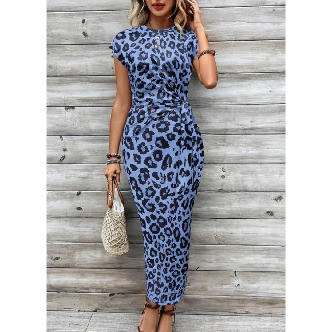 FELICIATI™ – Štýlové Bodycon Šaty s Okrúhlym Výstrihom a Rukávmi
