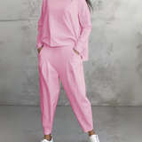 Jackquelin™ Elegant Lounge Set | Zodpovedajúci štýlový top a nohavice