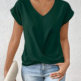 MEIKA™ – Klasický top s detailom twist a výstrihom do V