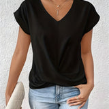 MEIKA™ – Klasický top s detailom twist a výstrihom do V