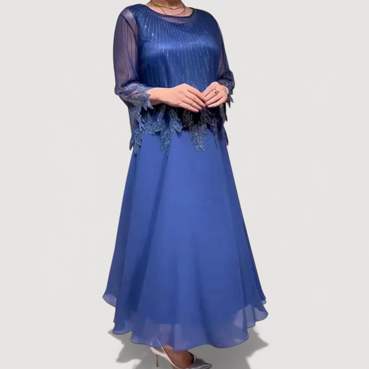 Doris - Elegantné Midi Šaty