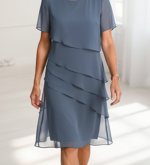 Juliette | Elegantné, splývavé šaty s volánmi