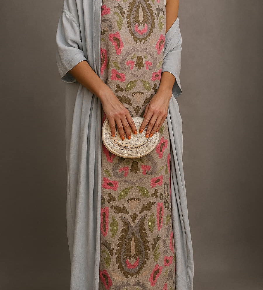 Corvalisse | Elegantná maxi šaty s ladným šálom