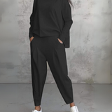 Jackquelin™ Elegant Lounge Set | Zodpovedajúci štýlový top a nohavice