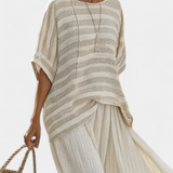 Isaura - Conjunto De Linho Daisy Elegante
