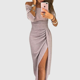 Elarienne | Chic Voľný Maxi Šaty s Halter Výstrihom