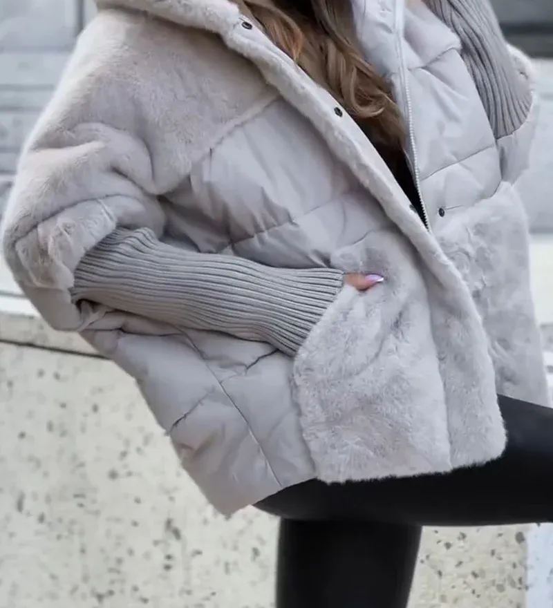 MARISA™ - Plyšová pohodlná bunda s kapucňou
