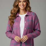 Avora Lyon | Mäkký károvaný cardigan