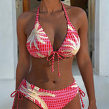 Bikiny Binden Print Halter
