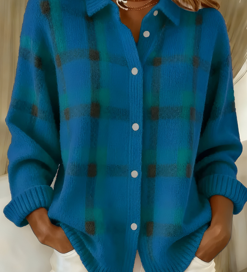Avora Lyon | Mäkký károvaný cardigan