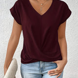 MEIKA™ – Klasický top s detailom twist a výstrihom do V
