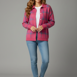 Avora Lyon | Mäkký károvaný cardigan