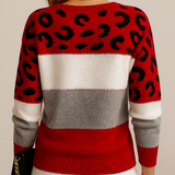Louise™ | Elegantný leopardí sveter