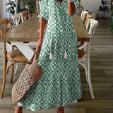 Élodie™ — Elegantná maxi kvetinová sametová šaty