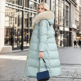 LUCIA™ | Dizajnová zimná parka s kožušinovou kapucňou