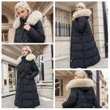 LUCIA™ | Dizajnová zimná parka s kožušinovou kapucňou