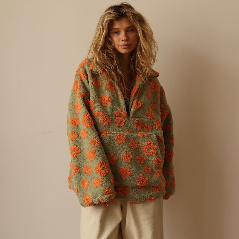 Iris™ | Fleece-pulóver Bloom