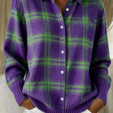Avora Lyon | Mäkký károvaný cardigan