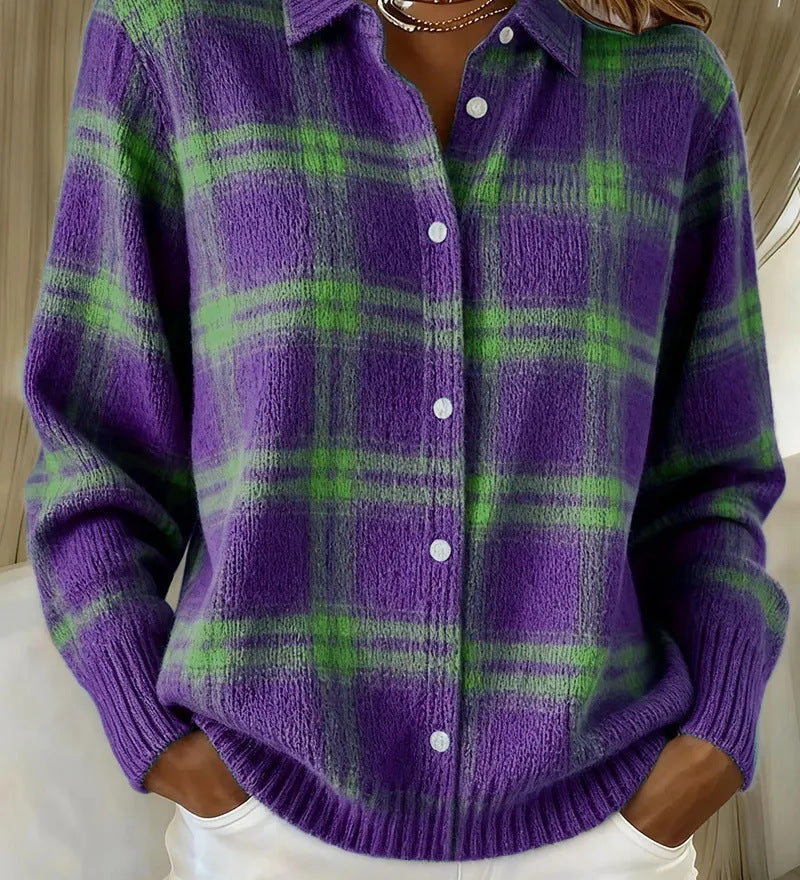 Avora Lyon | Mäkký károvaný cardigan