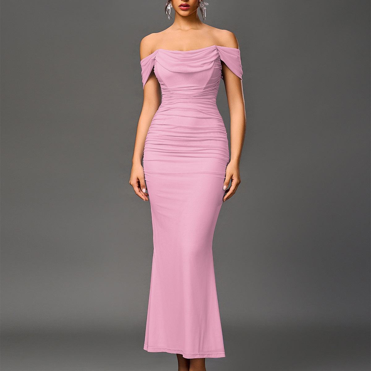EUNOIA™ - Elegantné šaty bez ramienok s odhaleným chrbtom v štýle morskej panny