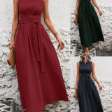 Élina™ — Elegantná midi šaty so štruktúrovaným pásom