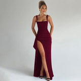 MARILYN™ - Elegantná formálna maxi šaty s otvoreným chrbtom