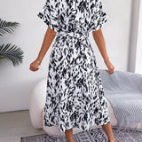Avora Lyon | Voľná šaty s leopardím vzorom